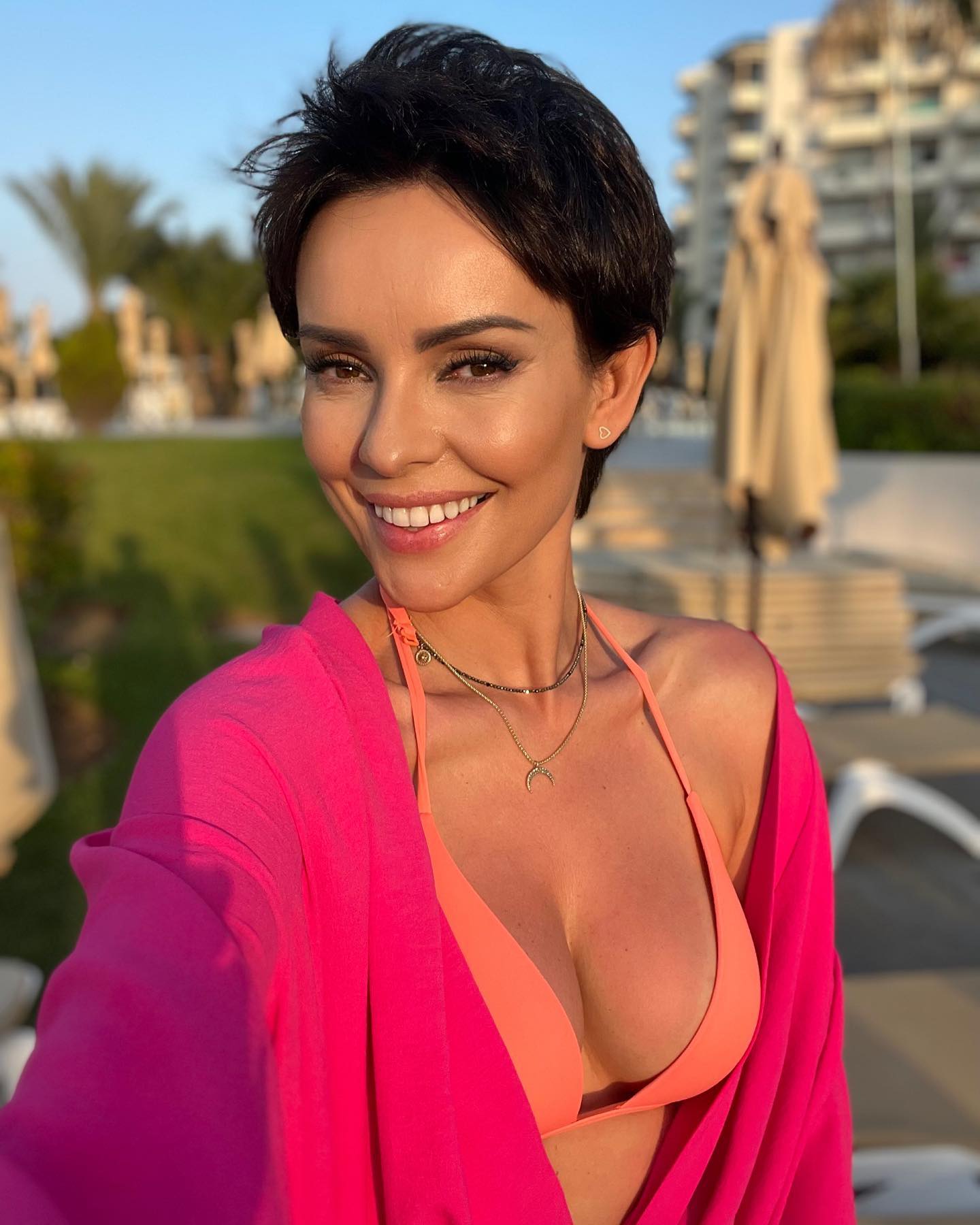 Dorota Gardias looks boobs