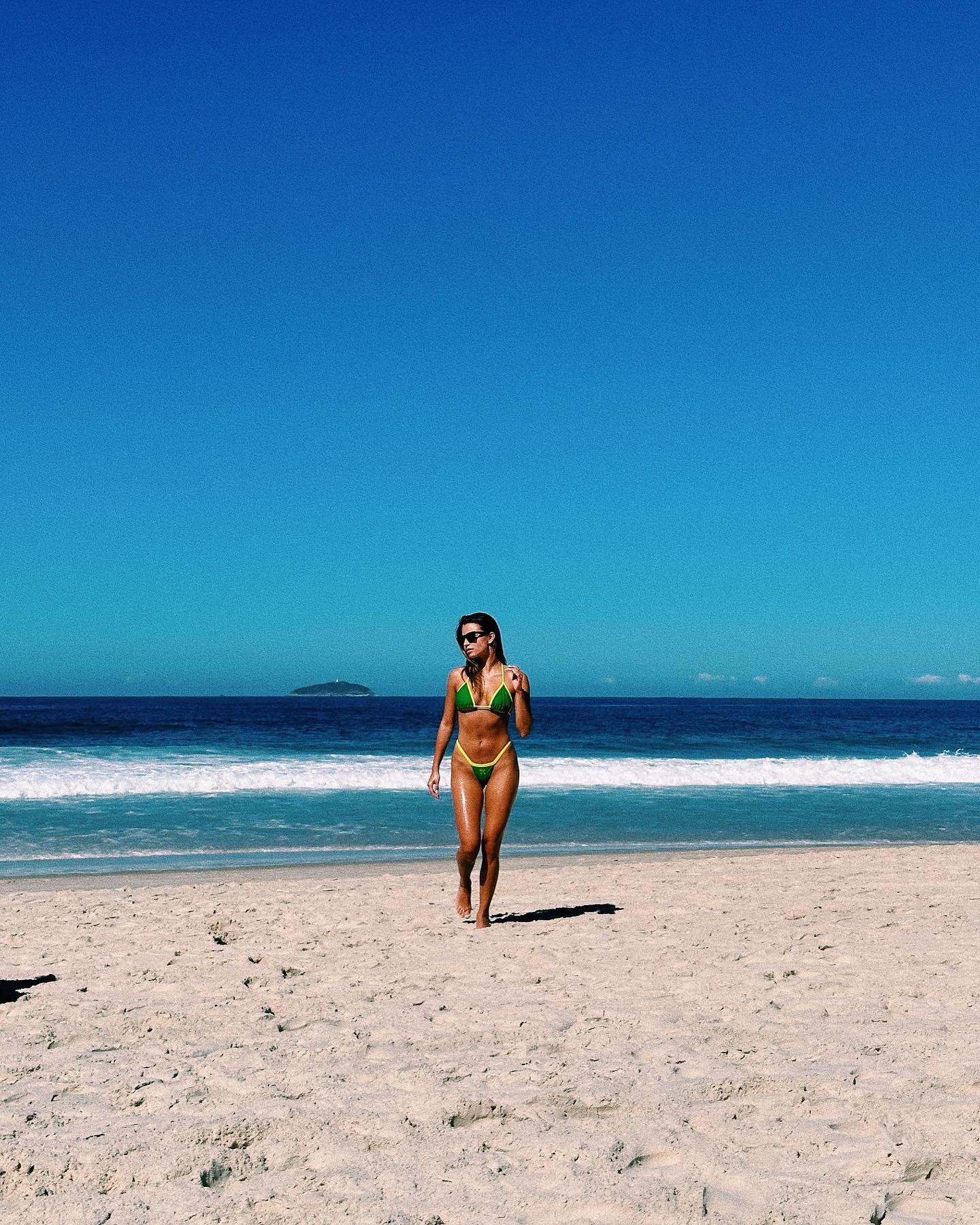 Julia Wieniawa poses hot bikini