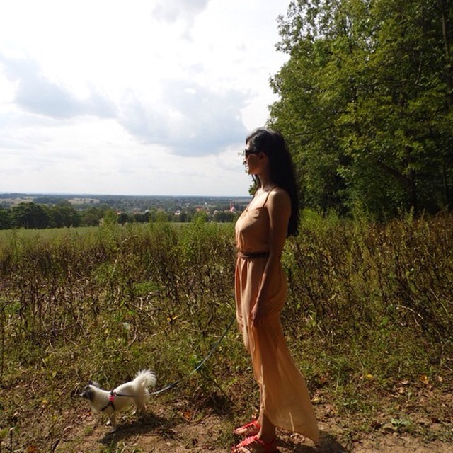 Anna Matysiak depicts fire naked