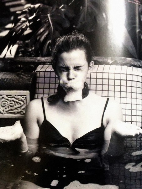 Emma Watson depicts fire hot