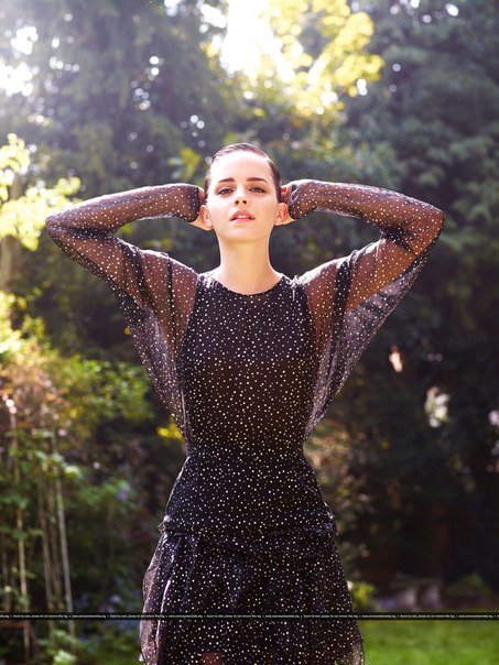 Emma Watson depicts fire nude