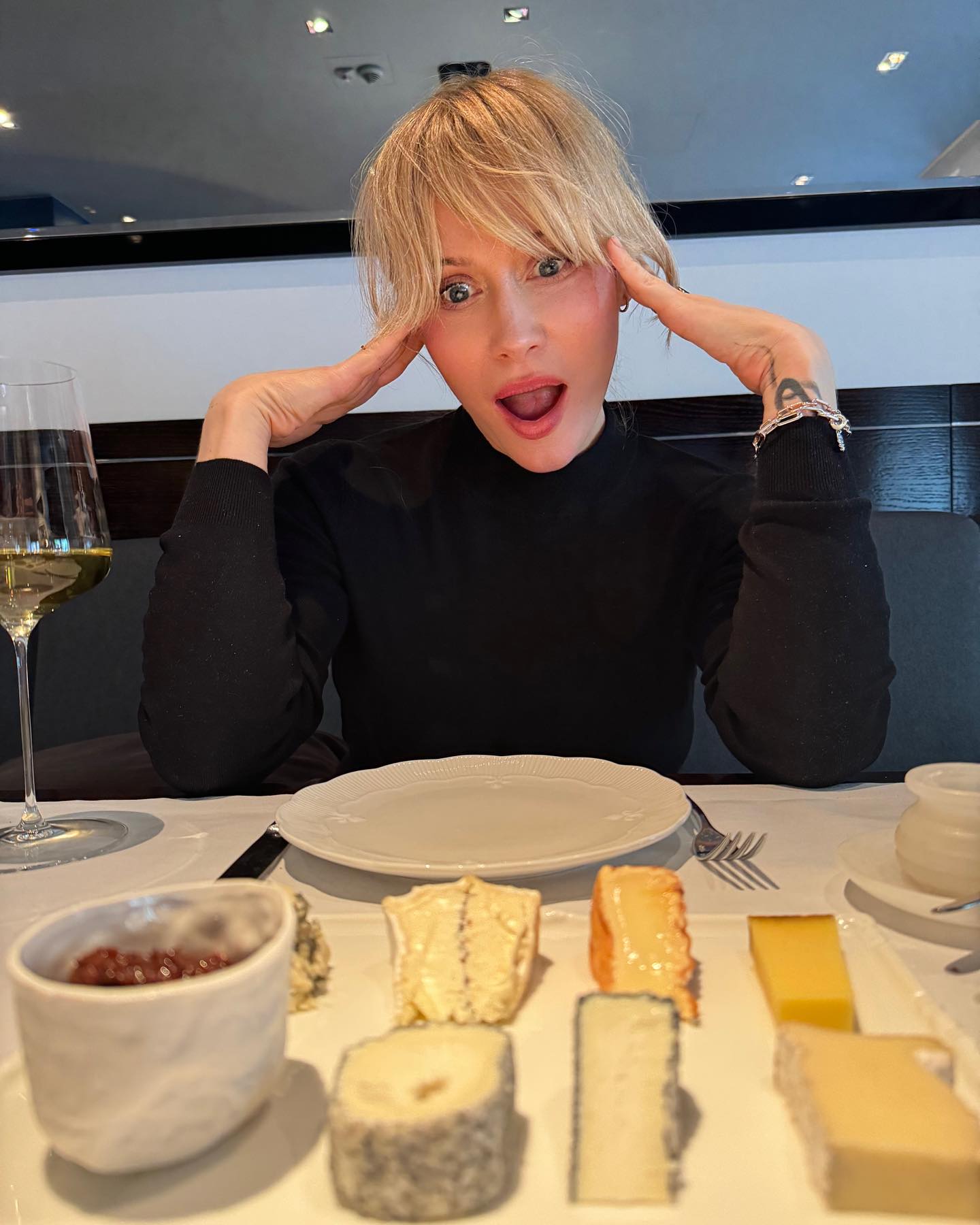 Katarzyna Warnke smiles sexy