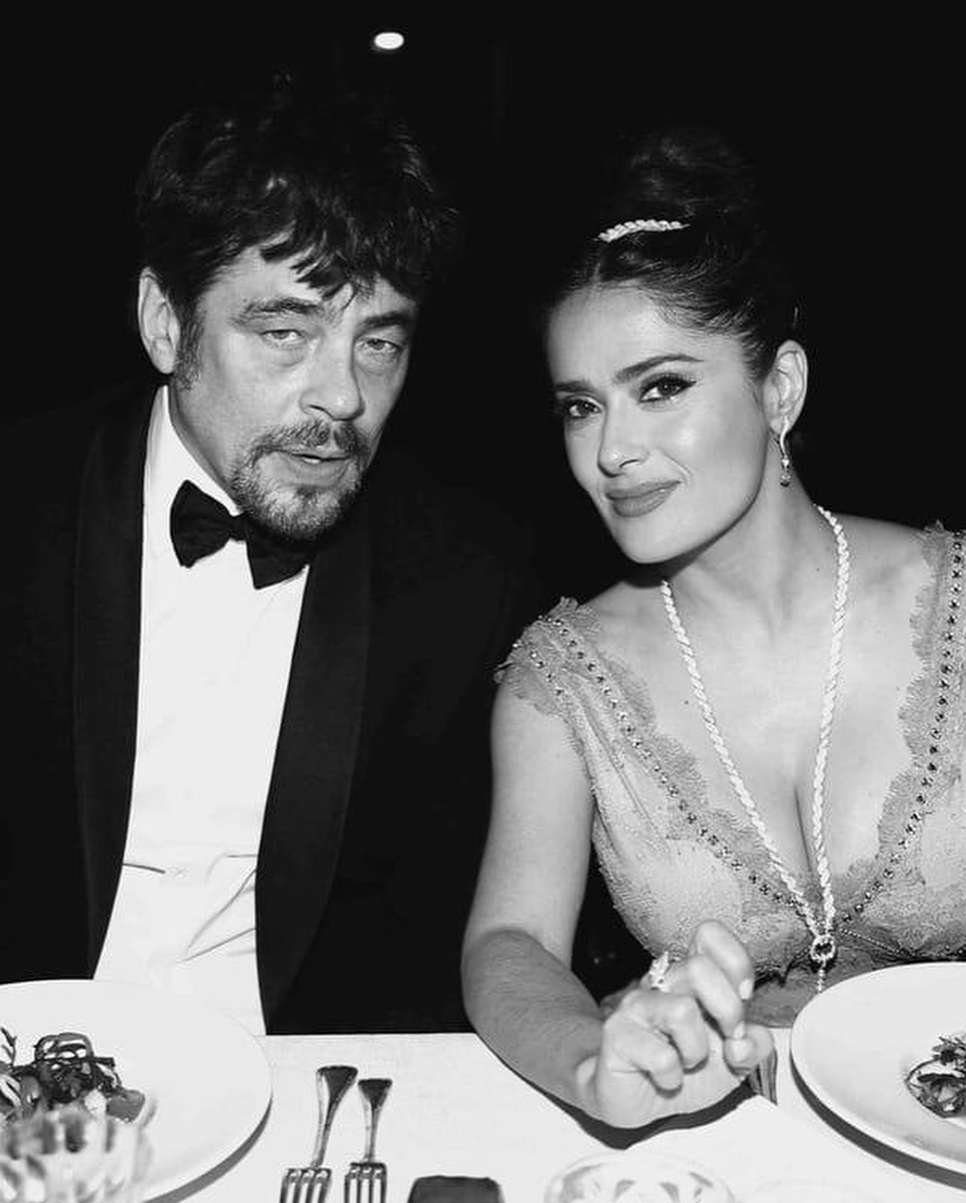 Salma Hayek modeling naked